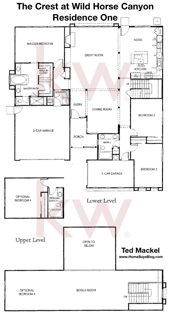 The Crest at Wild Horse Canyon Simi Valley Floor Plans