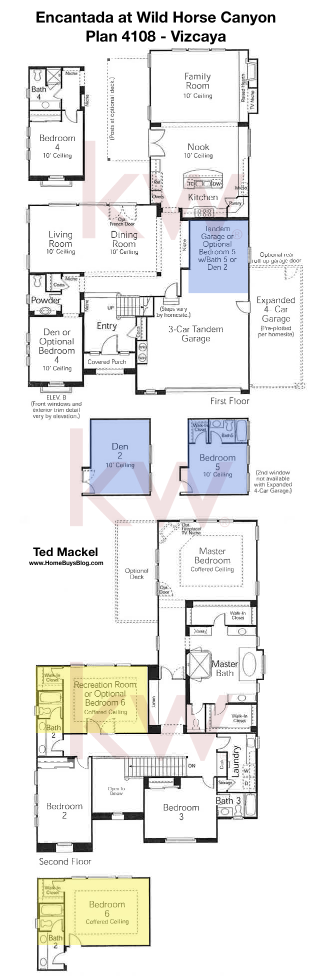 Encantada at Wild Horse Canyon Simi Valley Floor Plans